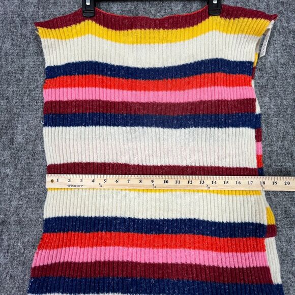 Anthropologie Scarf Womens Infinity Striped Sleeping On Snow Sweater Wide - Picture 5 of 8